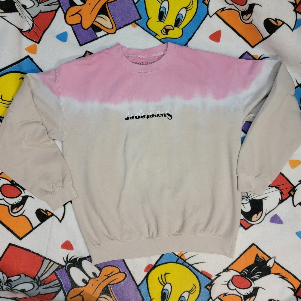 Ariana Grande Sweetner Thank U Nrxt Tour Sweatshirt.